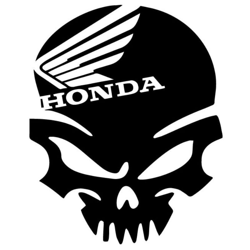 Sticker Honda Skull