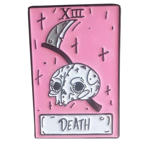 Pin's Tête de Mort Carte