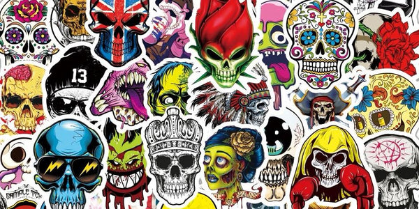 Stickers Tête de Mort