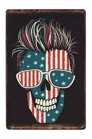 Poster Tête de Mort Américaine