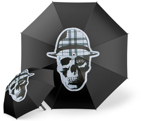 Parapluie Tête de Mort Avec Chapeau