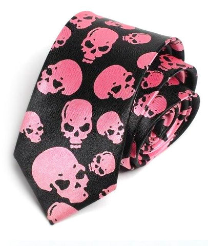 Cravate Tête de Mort Fashion