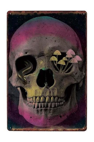 Poster Skull Floral