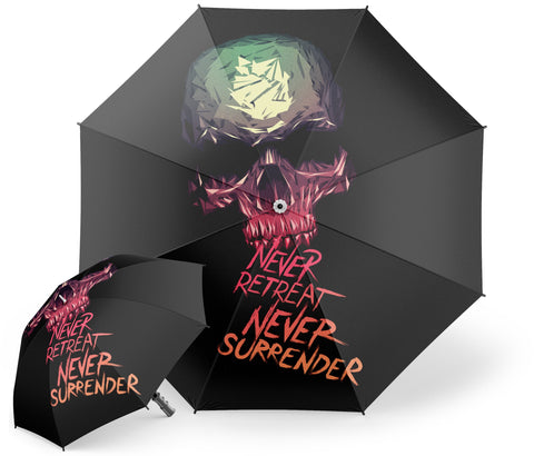Parapluie Tête de Mort Artistique
