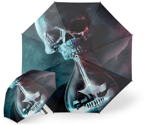 Parapluie Crâne Art Abstrait