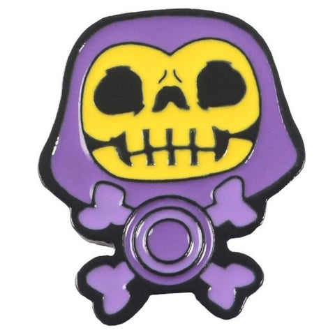 Pin's Skull Violet