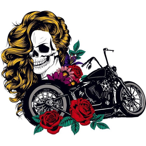 Autocollant Harley Davidson Skull