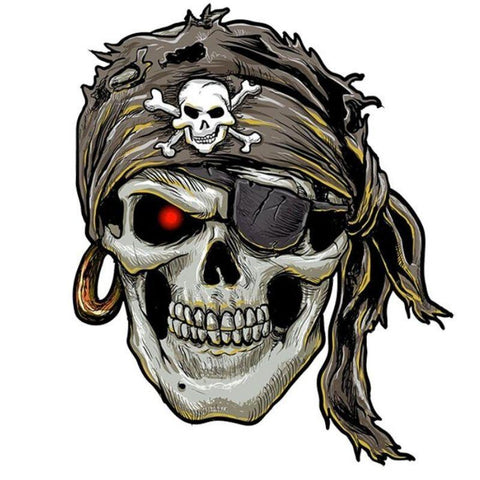 Sticker Skull Pirate