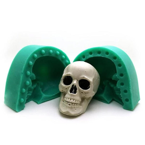 Moule silicone 3D têtes de mort Silikomart 