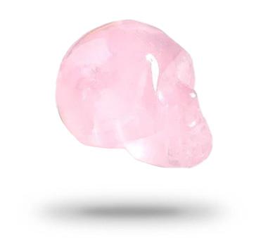 Crâne de Cristal Rose