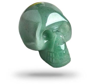Crâne de Cristal Vert
