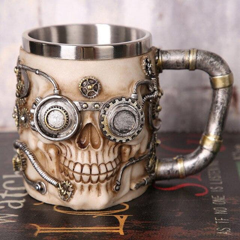 Mug Crâne Steampunk.
