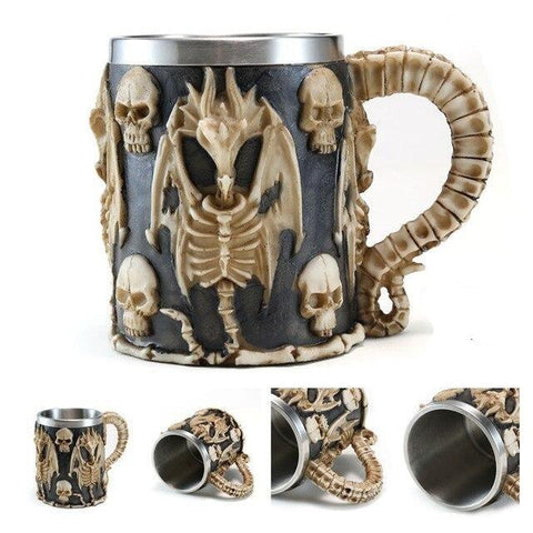 Mug Tête de Mort Dragon.