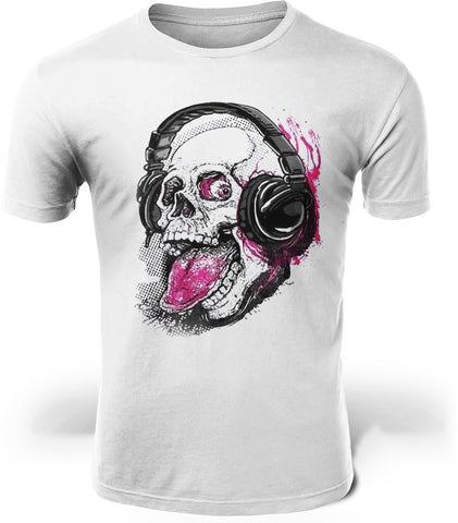 T-Shirt Skull Musique