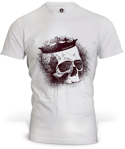 T-Shirt Tête de Mort avec Couronne