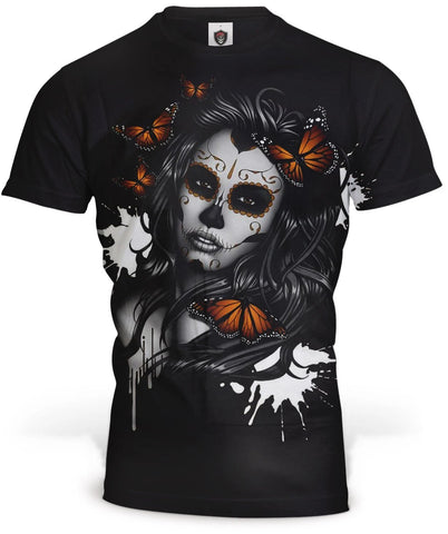 T-Shirt Crâne Papillon