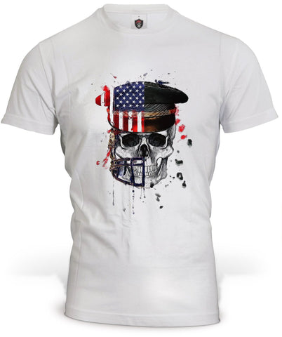 T-Shirt Tête de Mort Américaine