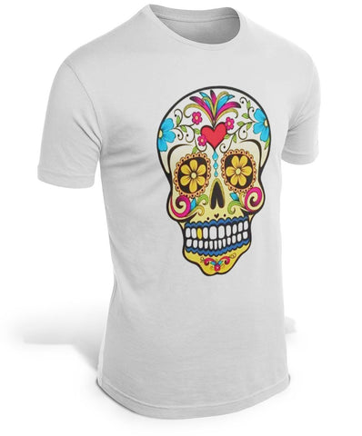T-Shirt Tête de Mort Mexicaine Homme